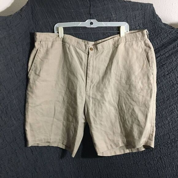 Jos A. Bank 100% Linen Shorts Size 46 - Picture 1 of 5